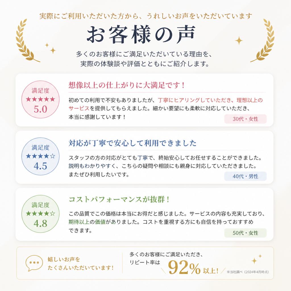 お客様の声