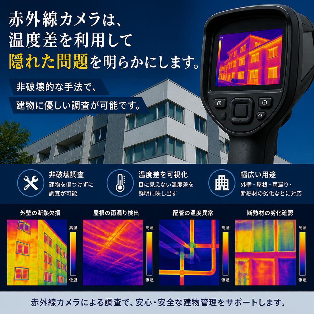 赤外線カメラの革新的な特徴